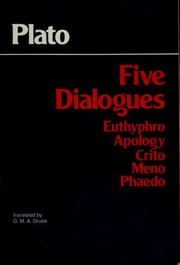 Plato : Five Dialogues cover