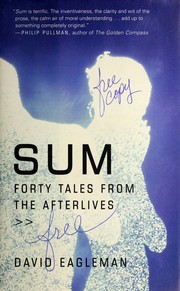 Sum: Forty Tales from the Afterlives cover